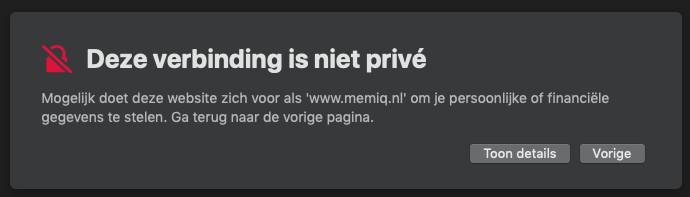 Beveiligde website: hoe dan?