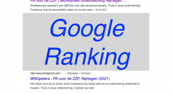 5 zaken die geen invloed hebben op Google-ranking