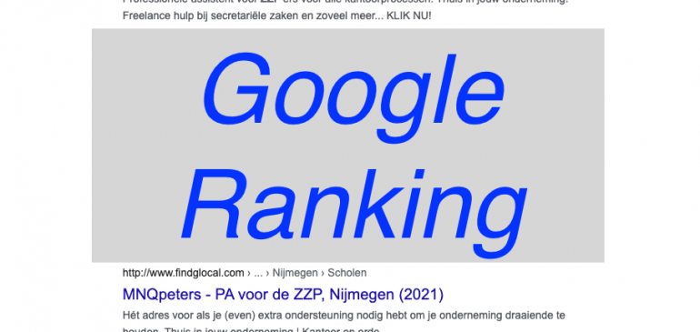 5 zaken die geen invloed hebben op Google-ranking